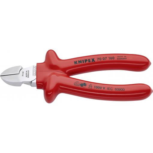 Knipex 70 07 160 VDE boční štípací kleště s fazetou 160 mm