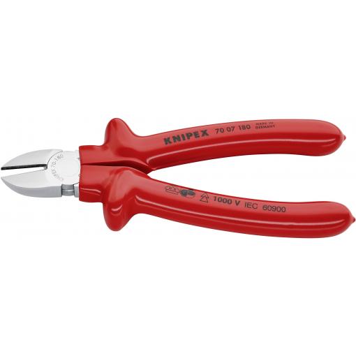 Knipex 70 07 180 VDE boční štípací kleště s fazetou 180 mm