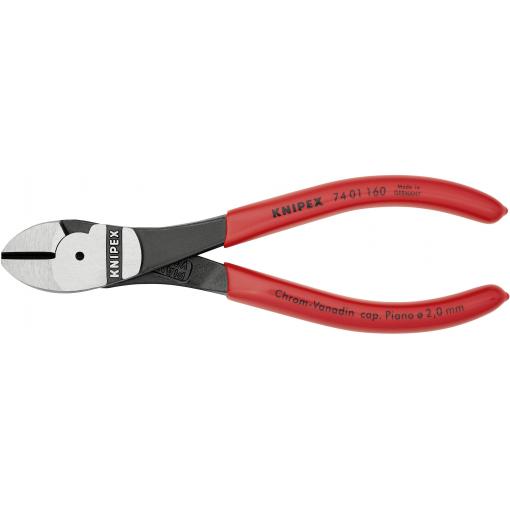 Knipex 74 01 160 dílnu silové boční štípací kleště s fazetou 160 mm