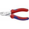 Knipex 74 05 140 dílnu silové boční štípací kleště s fazetou 140 mm