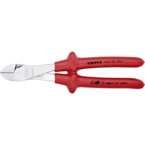Knipex 74 07 250 VDE silové boční štípací kleště s fazetou 250 mm