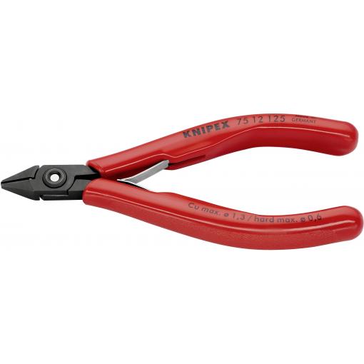 Knipex 75 12 125 pro elektroniku a jemnou mechaniku boční štípací kleště s fazetou 125 mm