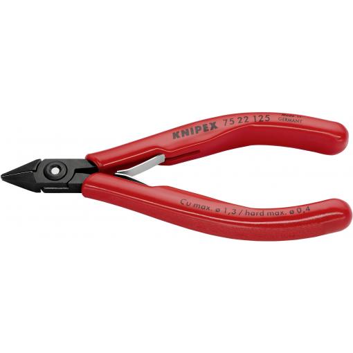 Knipex 75 22 125 pro elektroniku a jemnou mechaniku boční štípací kleště s fazetou 125 mm