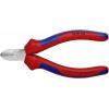 Knipex 76 05 125 pro elektroniku a jemnou mechaniku boční štípací kleště s fazetou 125 mm