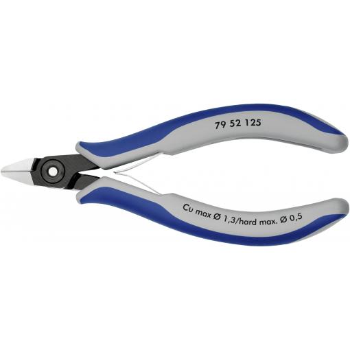 Knipex 79 52 125 pro elektroniku a jemnou mechaniku boční štípací kleště s fazetou 125 mm