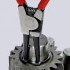 Knipex 46 11 A2 kleště na pojistné kroužky Vhodné pro (kleště na pojistné kroužky) vnější kroužky 19-60 mm Tvar hrotu rovný