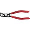 Knipex 46 21 A01 kleště na pojistné kroužky Vhodné pro (kleště na pojistné kroužky) vnější kroužky 3-10 mm Tvar hrotu zahnutý o 90°