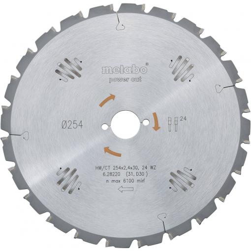 Metabo HW/CT 315X30 48 WZ 628224000 tvrdokovový pilový kotouč 315 x 30 x 1.8 mm Počet zubů (na palec): 48 1 ks