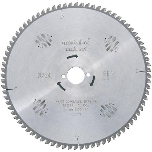Metabo HW/CT 305X30 96 FZ/TR5 628091000 tvrdokovový pilový kotouč 305 x 30 x 2 mm Počet zubů (na palec): 96 1 ks