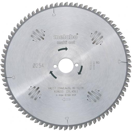 Metabo HW/CT 315X30 96 FZ/T 628226000 tvrdokovový pilový kotouč 315 x 30 x 1.8 mm Počet zubů (na palec): 96 1 ks