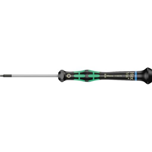 Wera 05118078001 inbusový šroubovák, velikost 2 mm Délka klíče (palce): 5/64 palec, délka dříku 60 mm, vhodné pro pro elektroniku a jemnou mechaniku