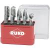 RUKO pneumatická bruska 1/4 (6,3 mm) 6.2 bar kufřík