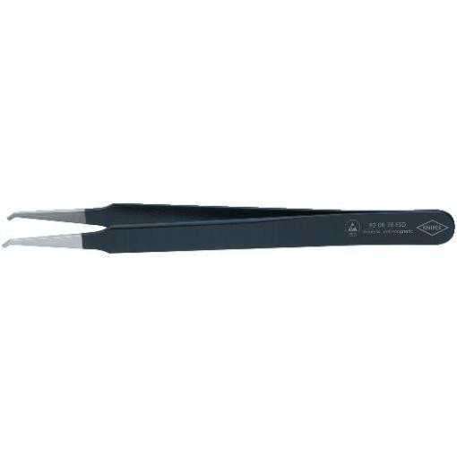 Knipex 92 08 78 ESD jemná pinzeta, plochá, zahnutá 45°, 120 mm