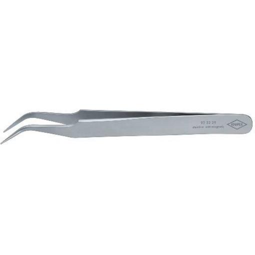 Knipex 92 32 29 jemná pinzeta, ve tvaru srpu, zahnutý 45°, extra jemný, 120 mm