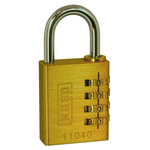 Kasp K11040 visací zámek na heslo, mosaz