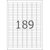 Herma 4333 25.4 x 10 mm papír bílá 4725 ks trvalé univerzální etikety inkoust, laser, kopie 25 listů A4