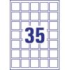 Avery-Zweckform L7120-25 štítky QR kódů 35 x 35 mm papír bílá 875 ks trvalé inkoustová tiskárna, laserová tiskárna, barevná laserová tiskárna, kopírka, barevná