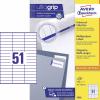 Avery-Zweckform 3420 univerzální etikety 70 x 16.9 mm papír bílá 5100 ks trvalé inkoustová tiskárna, laserová tiskárna, barevná laserová tiskárna, kopírka,