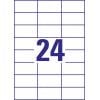 Avery-Zweckform 3474 univerzální etikety 70 x 37 mm papír bílá 2400 ks trvalé inkoustová tiskárna, laserová tiskárna, barevná laserová tiskárna, kopírka,