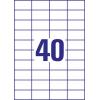Avery-Zweckform 3651 univerzální etikety 52.5 x 29.7 mm papír bílá 4000 ks trvalé inkoustová tiskárna, laserová tiskárna, barevná laserová tiskárna, kopírka,