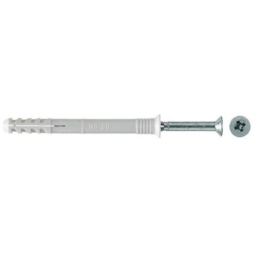 Fischer 048791 N 8 x 60/20 S hřebíková hmoždinka 60 mm 8 mm 100 ks