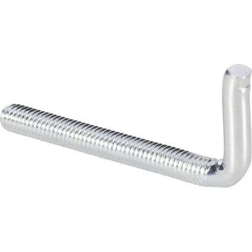 TOOLCRAFT 890691 Rovné háky se závitem typu 4 E Galvanicky pozinkovaná ocel 60 mm x 14 mm 10 ks