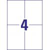Avery-Zweckform 6120 univerzální etikety 105 x 148 mm papír bílá 120 ks trvalé inkoustová tiskárna, laserová tiskárna, barevná laserová tiskárna, kopírka,