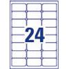 Avery-Zweckform J4773-10 etikety odolné proti vlivům počasí 63.5 x 33.9 mm poylesterová fólie bílá 240 ks trvalé inkoustová tiskárna, ruční popis