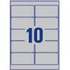 Avery-Zweckform L6012-20 typové štítky 96 x 50.8 mm poylesterová fólie stříbrná 200 ks trvalé laserová tiskárna, kopírka, ruční popis