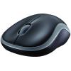 Logitech M185 optická myš, přenos bezdrátový, 2 tlačítko, 1000 dpi, šedá