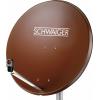 Schwaiger SPI996.2 satelit 80 cm Reflektivní materiál: ocel cihlově červená