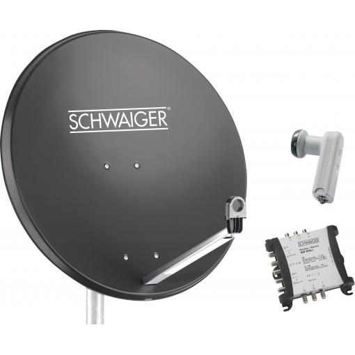 Schwaiger SPI9961SET5 satelit bez přijímače Počet účastníků: 8 80 cm