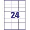 Avery-Zweckform 3490 univerzální etikety 70 x 36 mm papír bílá 720 ks trvalé inkoustová tiskárna, laserová tiskárna, barevná laserová tiskárna, kopírka,