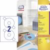 Avery-Zweckform L6015-25 Štítky CD Ø 117 mm papír bílá 50 ks trvalé inkoustová tiskárna, laserová tiskárna, barevná laserová tiskárna, kopírka, barevná
