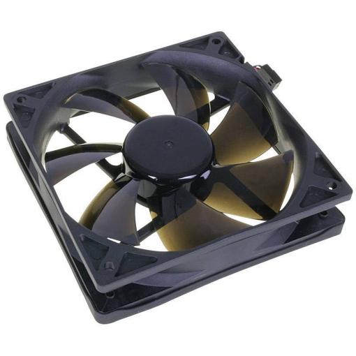 NoiseBlocker BlackSilent Pro PC větrák s krytem černá (š x v x h) 120 x 120 x 25 mm