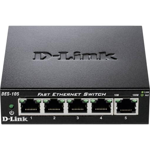 D-Link DES-105 DES-105 síťový switch 5 portů 100 MBit/s