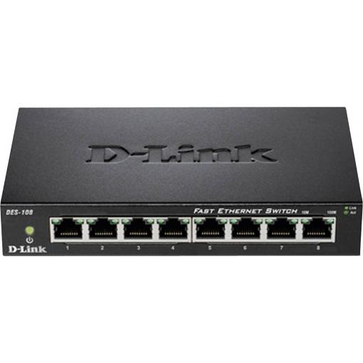 D-Link DES-108 DES-108 síťový switch 8 portů 100 MBit/s