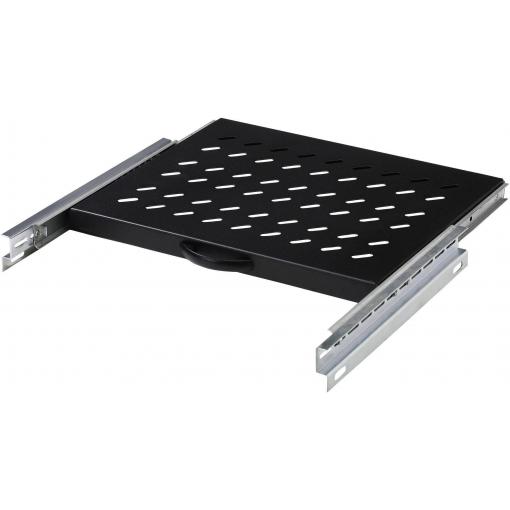 Digitus DN-19 TRAY-2-600-SW 19 palec 1 U vysouvací Vhodné pro hloubku skříně: 600 mm černá
