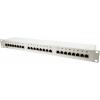 LogiLink NP0016A 8 portů síťový patch box CAT 6 1 U šedá osazený