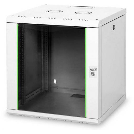 Digitus DN-19 12U-6/6 19 nástěnná rozváděcí skříň (š x v x h) 600 x 643 x 600 mm 12 U šedobílá (RAL 7035)