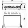 Telegärtner 100006991 6 portů síťový patch panel CAT 6A 3 U osazený