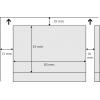 Sigel DP839 potisknutelné vizitky, mikroperforované 85 x 55 mm vysoce bílá 150 ks Formát papíru: A4