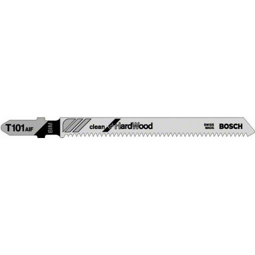Bosch Accessories 2608634897 Pilový plátek do kmitací pily T 101 AIF - Clean for Hard Wood 5 ks
