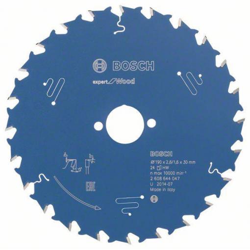 Bosch Accessories Expert for Wood 2608644047 pilový kotouč 190 x 30 x 1.6 mm Počet zubů (na palec): 24 1 ks