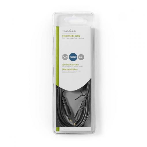 Optický audio kabel TosLink, 2m, černý  CAGB25000BK20