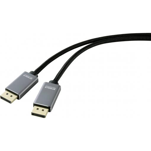 SpeaKa Professional DisplayPort kabel Konektor DisplayPort, Konektor DisplayPort 5.00 m černá SP-8993892 Kabel DisplayPort