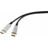 SpeaKa Professional HDMI kabel Zástrčka HDMI-A, Zástrčka HDMI-A 50.00 m černá SP-9019356 4K UHD, stíněný HDMI kabel