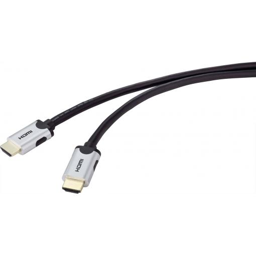 SpeaKa Professional HDMI kabel Zástrčka HDMI-A, Zástrčka HDMI-A 2.00 m černá SP-9063172 8K UHD HDMI kabel