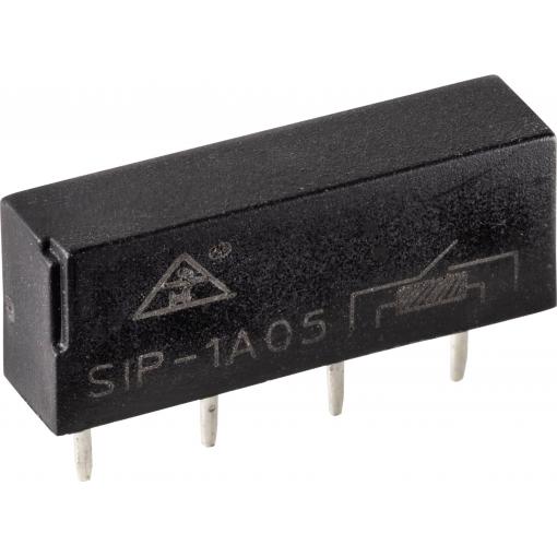 TRU COMPONENTS SIP1A05 relé s jazýčkovým kontaktem 1 spínací kontakt 5 V/DC 0.5 A 10 W SIP-4