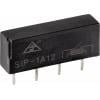 TRU COMPONENTS SIP1A12 relé s jazýčkovým kontaktem 1 spínací kontakt 12 V/DC 0.5 A 10 W SIP-4